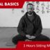 Internal Basics 03 – One Hour Sitting Meditation