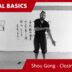 Internal Basics 11 – Shou Gong Closing Practice